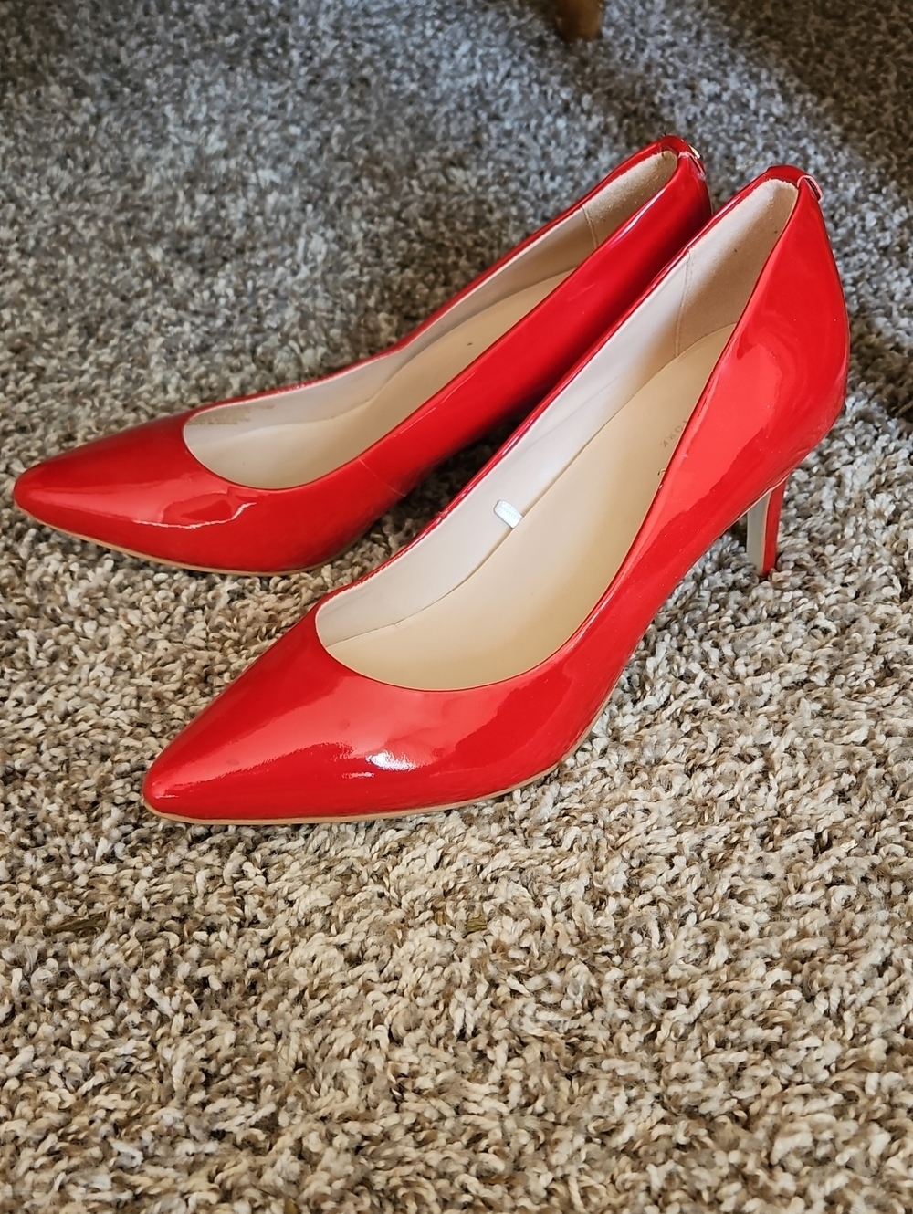 NWOT Kate Spade Red Patent Pointed-Toe Pumps